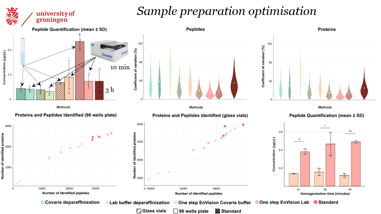 FFPE proteomics melanoma sample preparation optimization results
